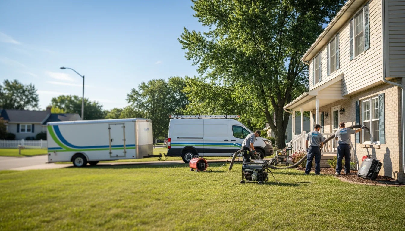 Flooded Basement Restoration And Cleanup With Repair in Omaha, NE near me